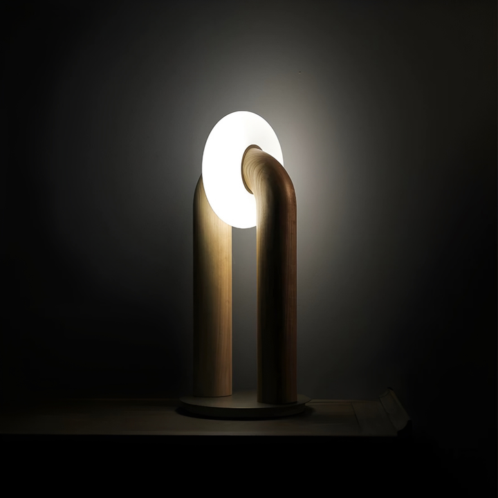 MORDEN Wabi-Sabi Solid Wood Table Lamp