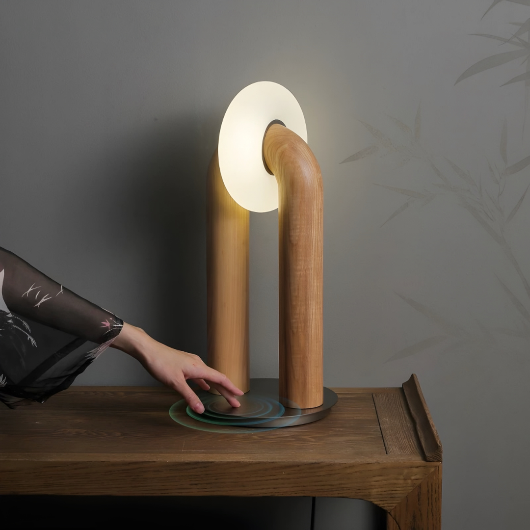 MORDEN Wabi-Sabi Solid Wood Table Lamp