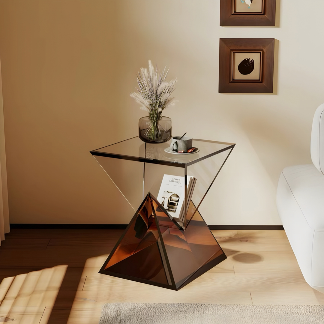 NYVORA Modern Acrylic Side Table