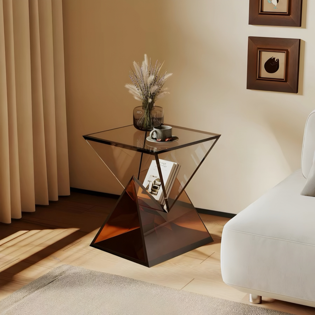 NYVORA Modern Acrylic Side Table
