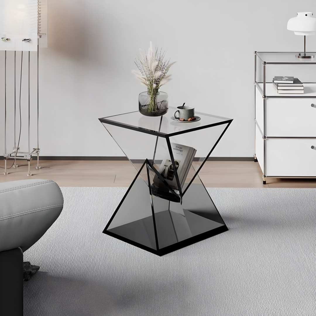 NYVORA Modern Acrylic Side Table