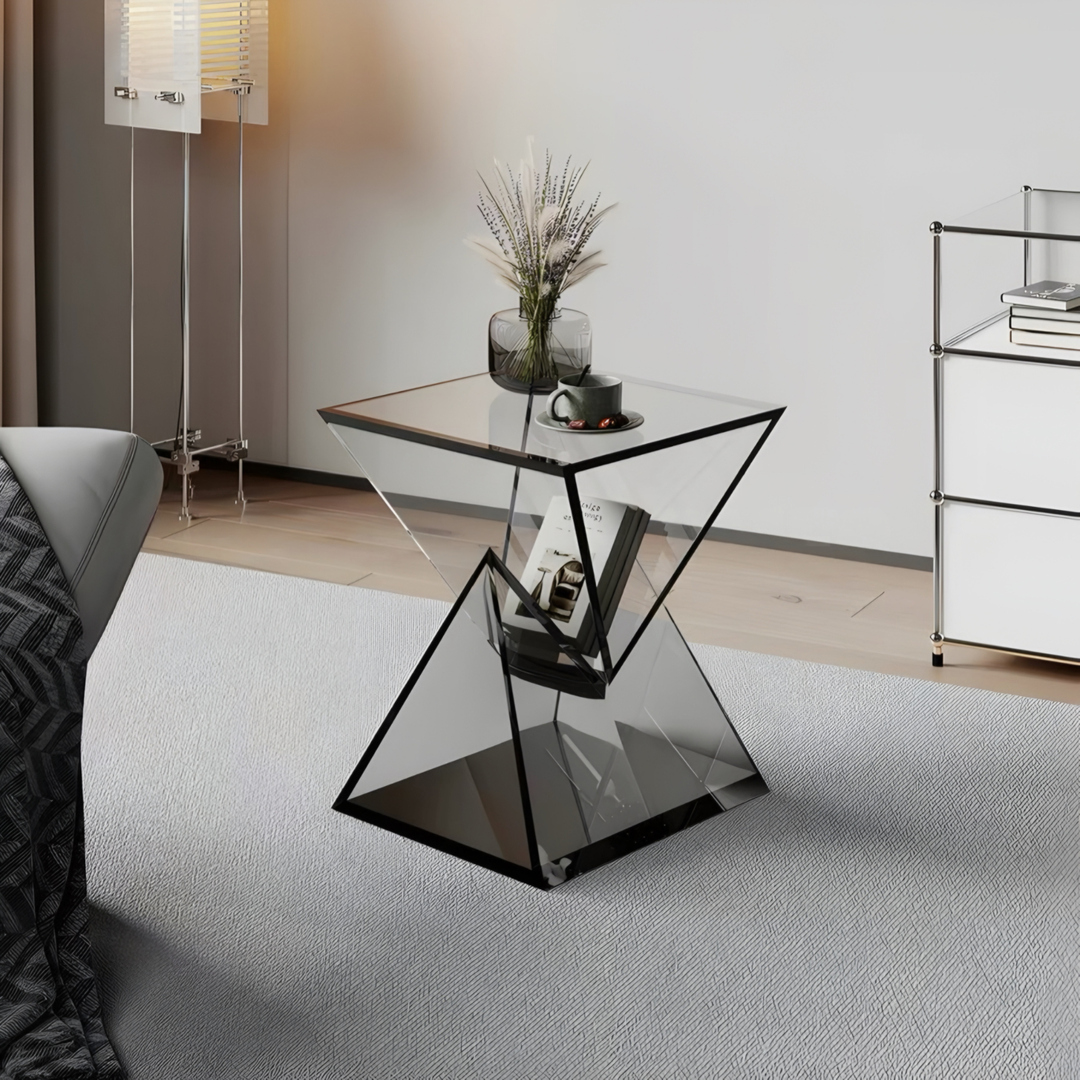 NYVORA Modern Acrylic Side Table