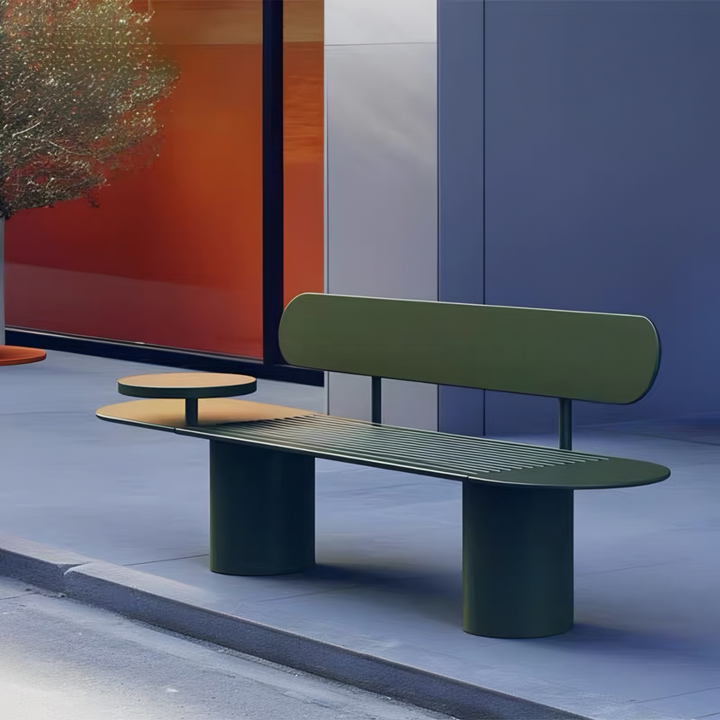 ZYQORANE Modern Outdoor Bench
