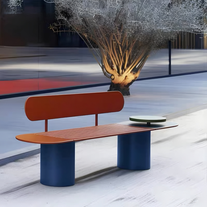 ZYQORANE Modern Outdoor Bench