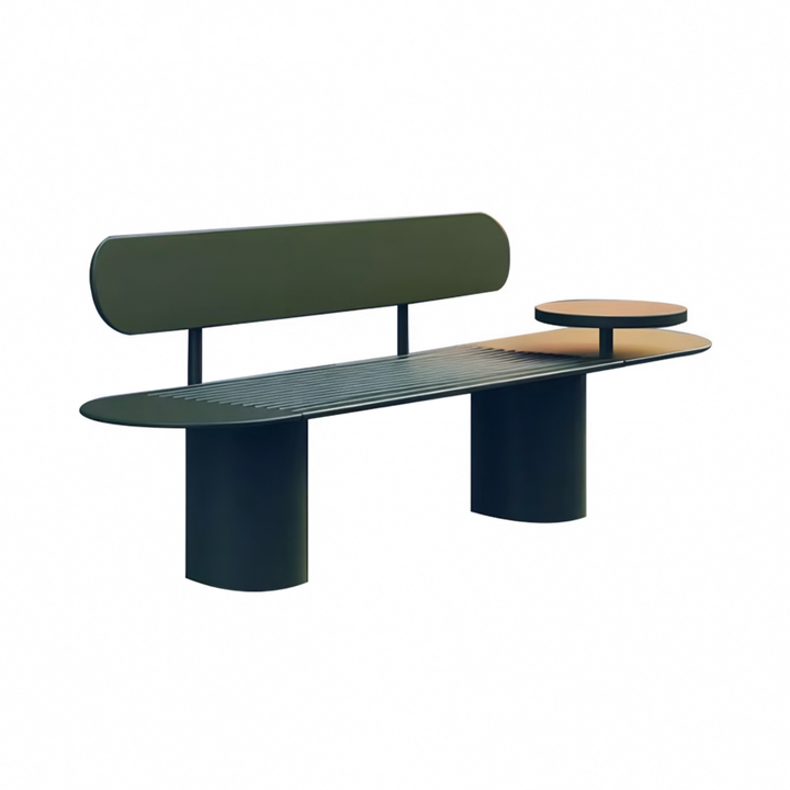 ZYQORANE Modern Outdoor Bench