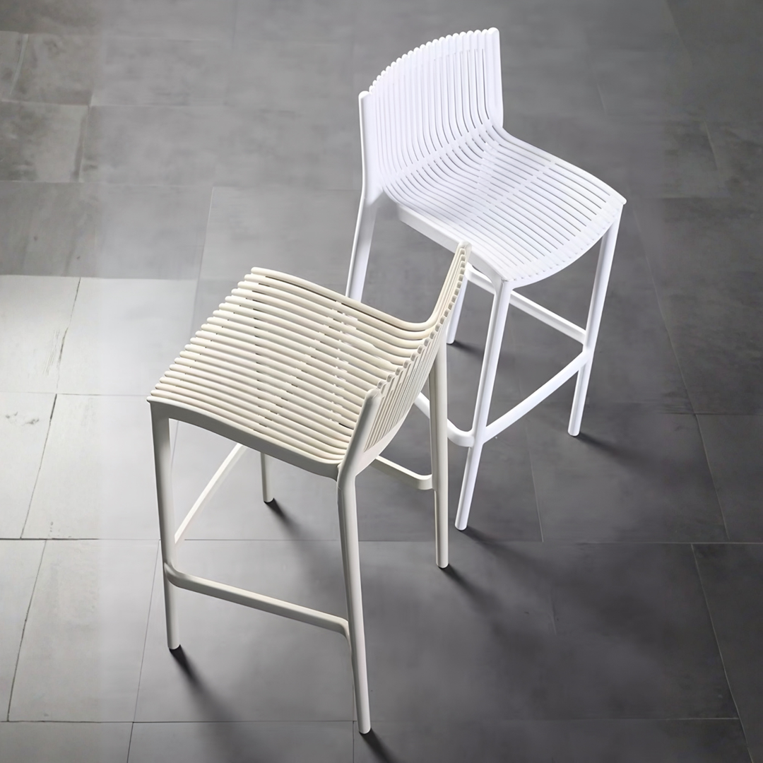 ORQEVANE Modern Outdoor Stackable Bar Stool - Cassa Haus Singapore
