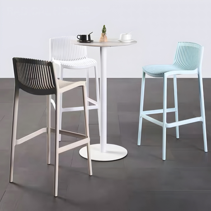 ORQEVANE Modern Outdoor Stackable Bar Stool - Cassa Haus Singapore