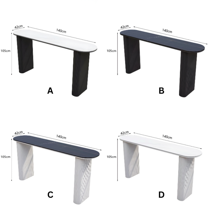 ZORYNQEL Modern Outdoor Sintered Stone Bar Table - Cassa Haus Singapore
