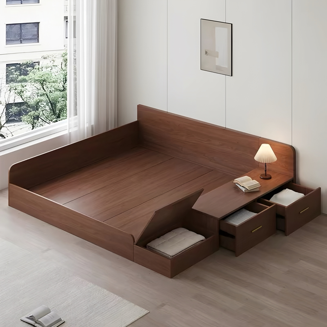 COVA Tatami Storage Platform Bedframe - Cassa Haus Singapore