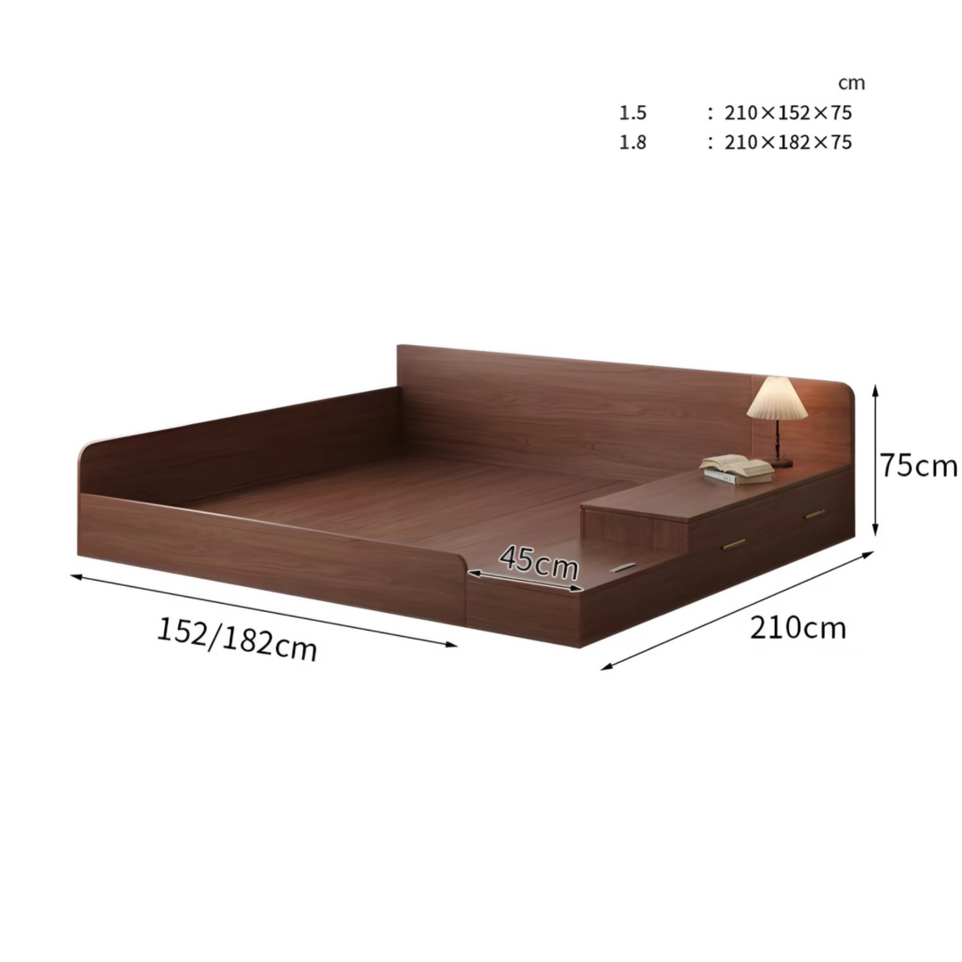 COVA Tatami Storage Platform Bedframe - Cassa Haus Singapore