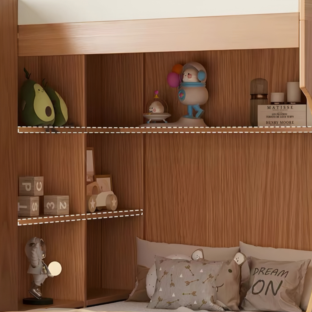 BIKO Japandi Double Decker Bedframe - Cassa Haus Singapore