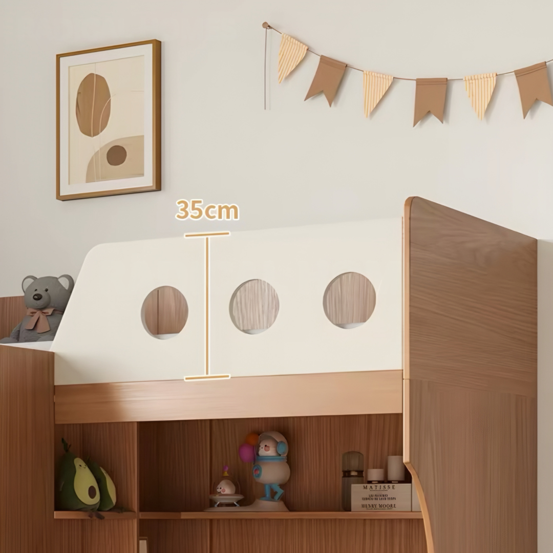 BIKO Japandi Double Decker Bedframe - Cassa Haus Singapore