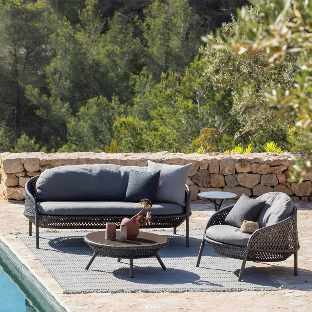 AERESSA Modern Rattan Outdoor Sofa - Cassa Haus Singapore