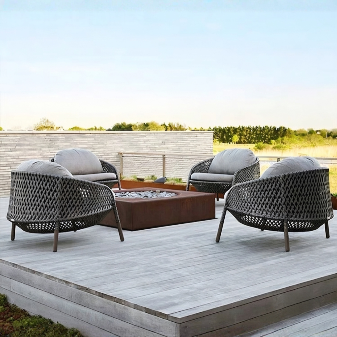 AERESSA Modern Rattan Outdoor Sofa - Cassa Haus Singapore