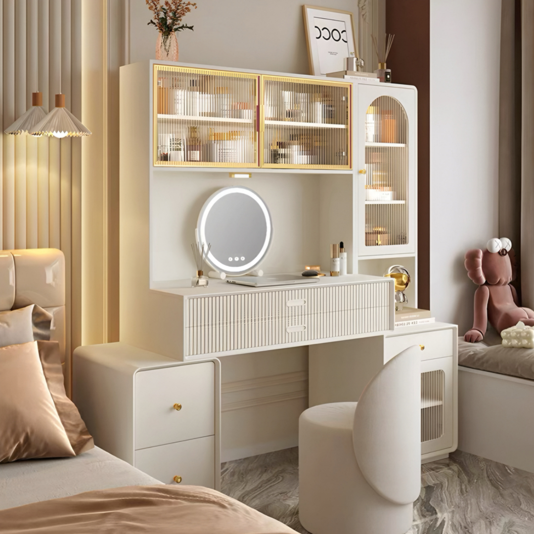 QORVENA Modern Vanity Study Table - Cassa Haus Singapore