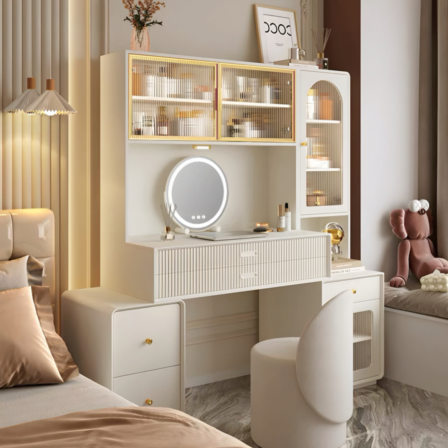 QORVENA Modern Vanity Study Table - Cassa Haus Singapore