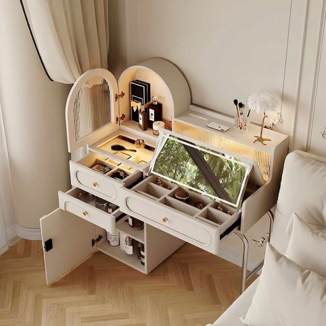 ZELVYRA Modern Vanity Table Set - Cassa Haus Singapore