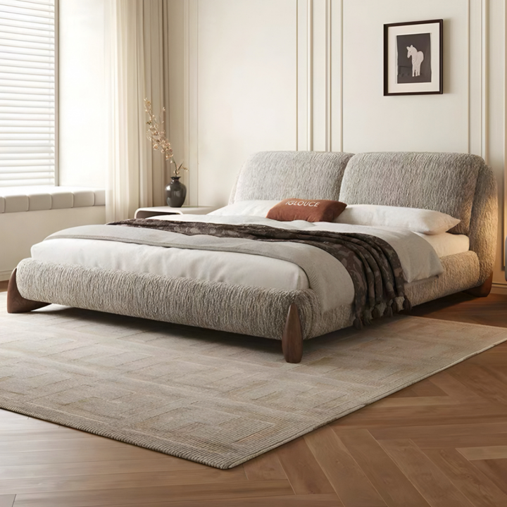 SOLARA Modern Fabric Bedframe