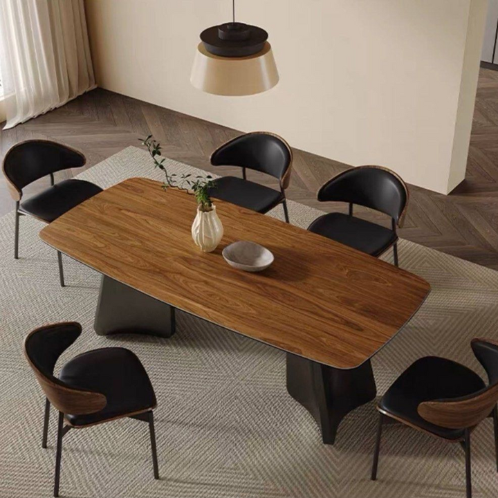 WALNUTVEIL Modern Sintered Stone Dining Table