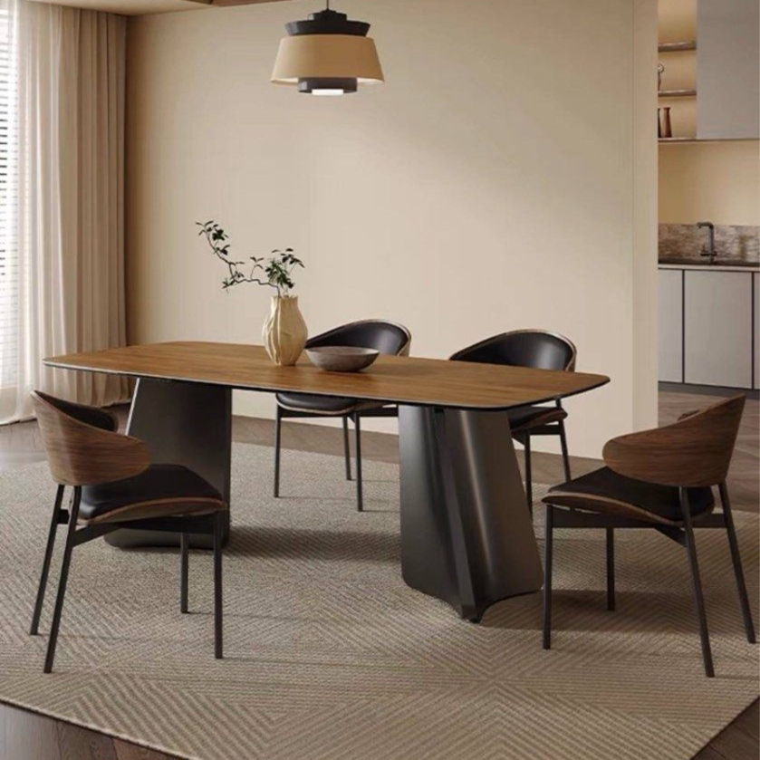 WALNUTVEIL Modern Sintered Stone Dining Table
