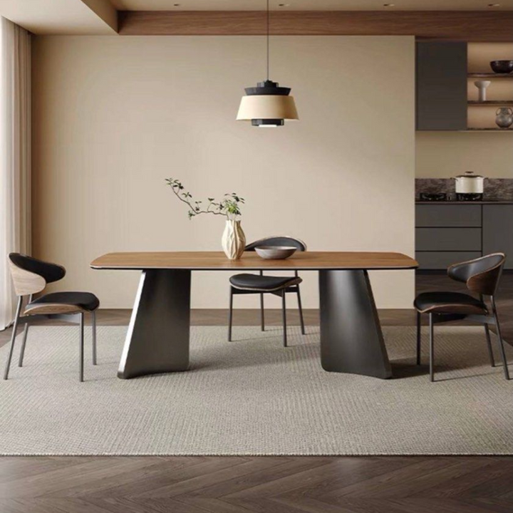 WALNUTVEIL Modern Sintered Stone Dining Table
