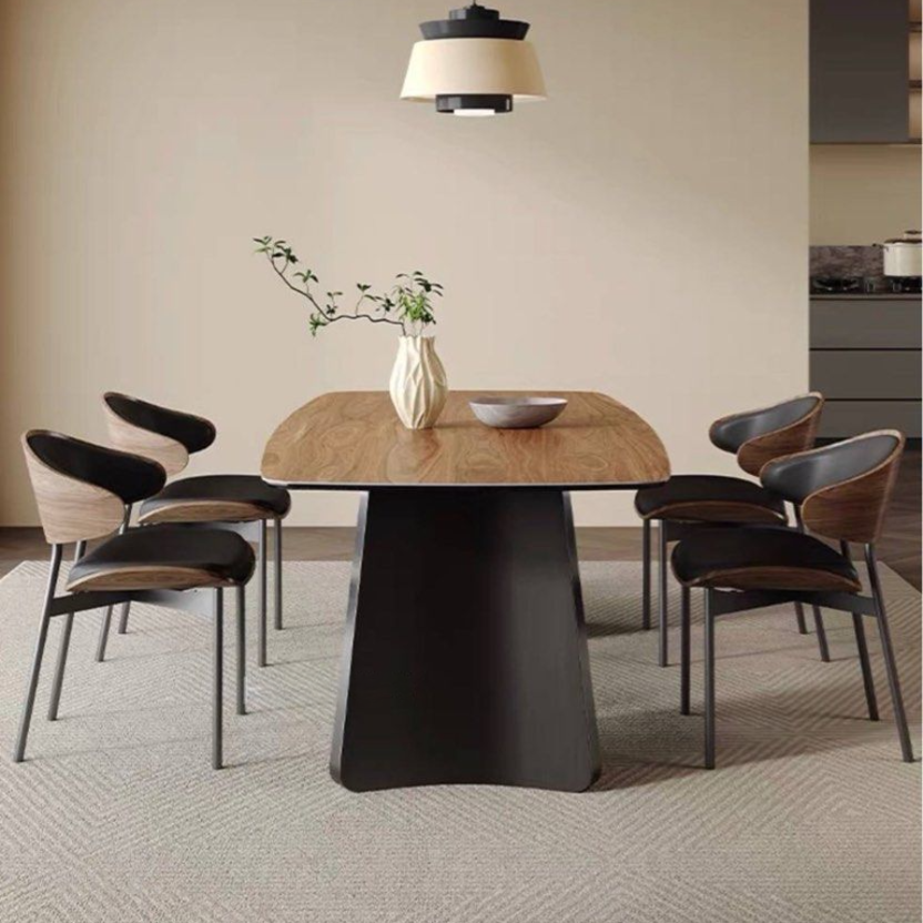 WALNUTVEIL Modern Sintered Stone Dining Table