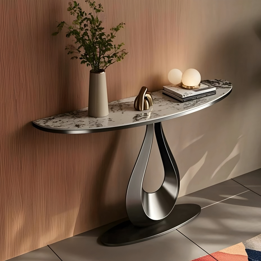 STUFES Modern Sintered Stone Console Table - Radical Homes Singapore