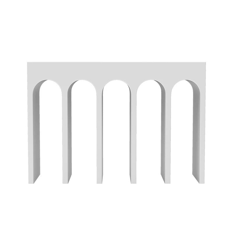MUEDA Modern White Console Table (Instock) - Radical Homes Singapore