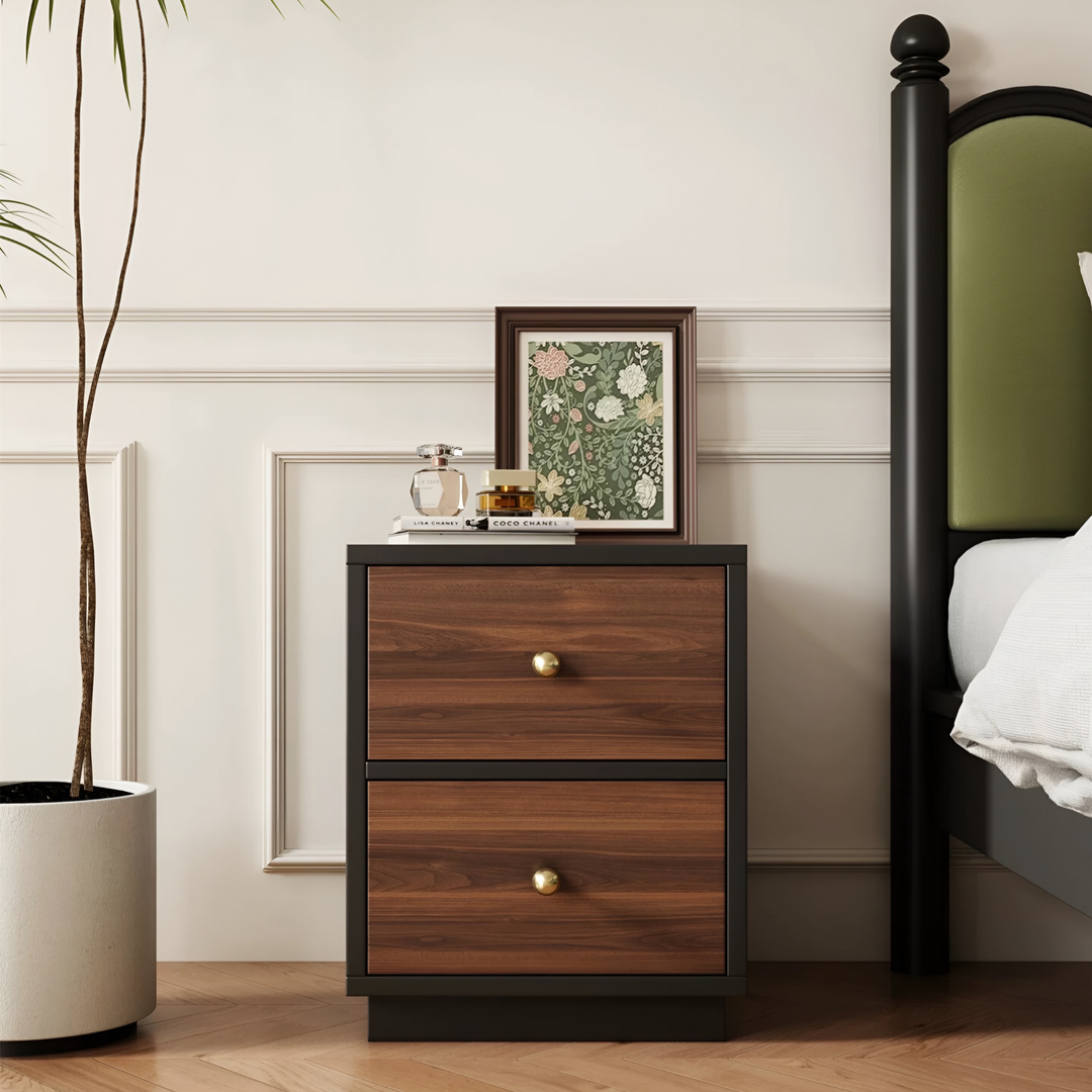 VINTARA Rustic Bedside Table - Radical Homes Singapore