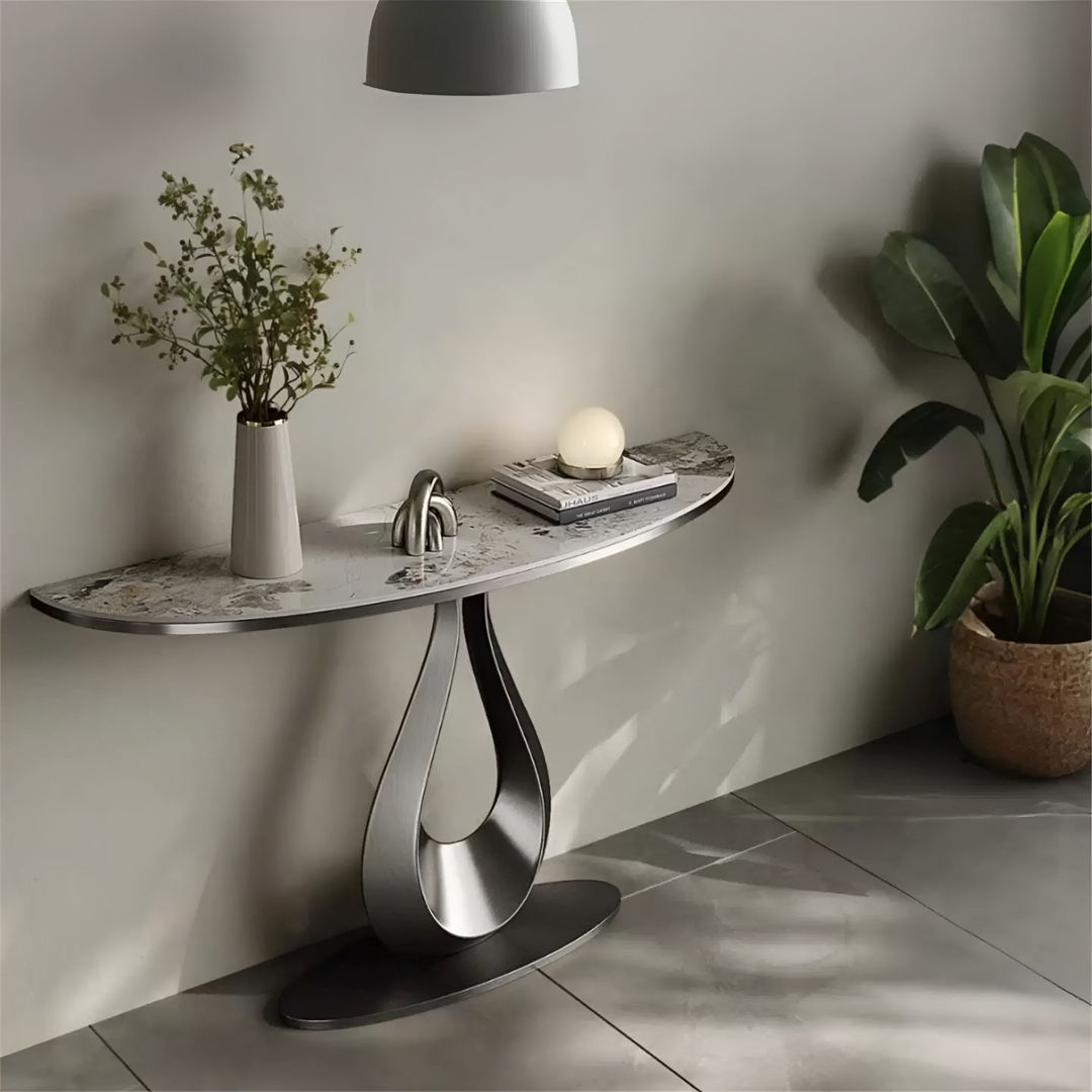 STUFES Modern Sintered Stone Console Table - Radical Homes Singapore