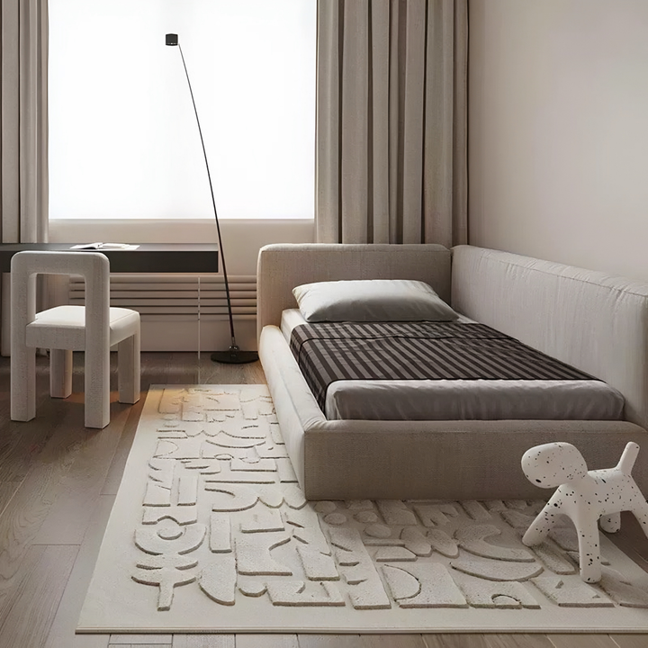 QUEI Modern Fabric Bedframe - Radical Homes Singapore
