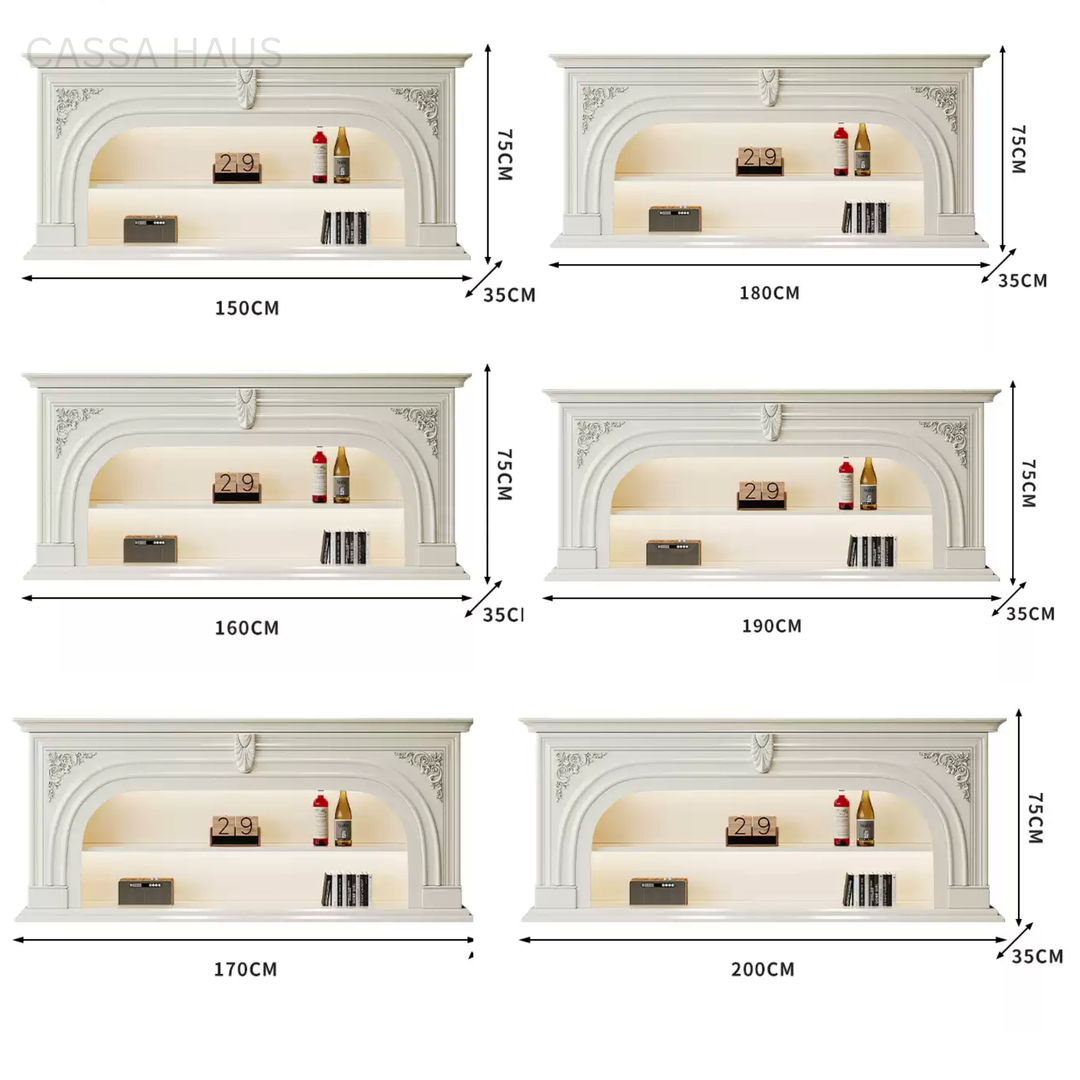PAIUL Modern Arch Mantel Shelf - Cassa Haus Singapore