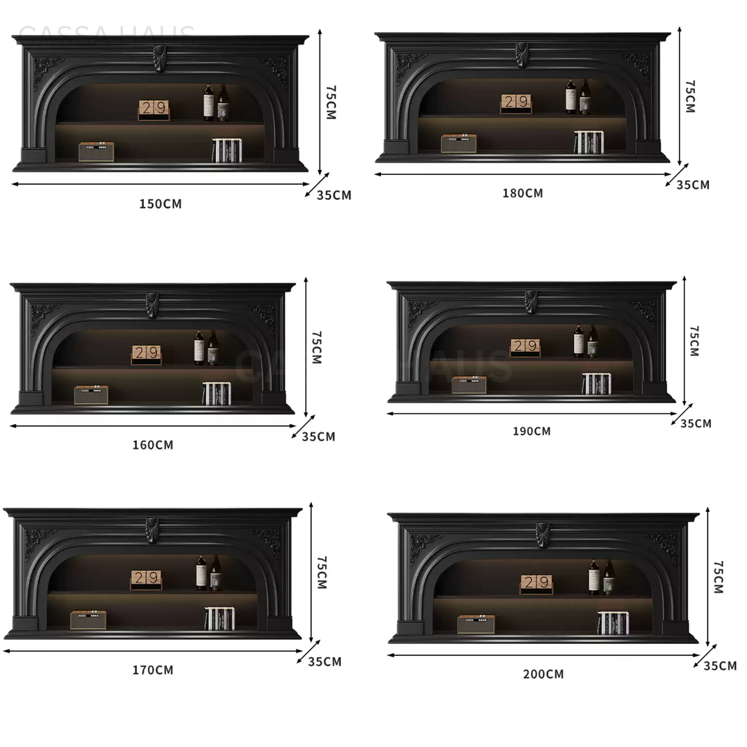 PAIUL Modern Arch Mantel Shelf - Cassa Haus Singapore