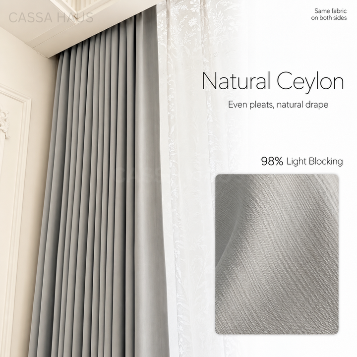 Premium Light Blocking & Antibacterial Curtains