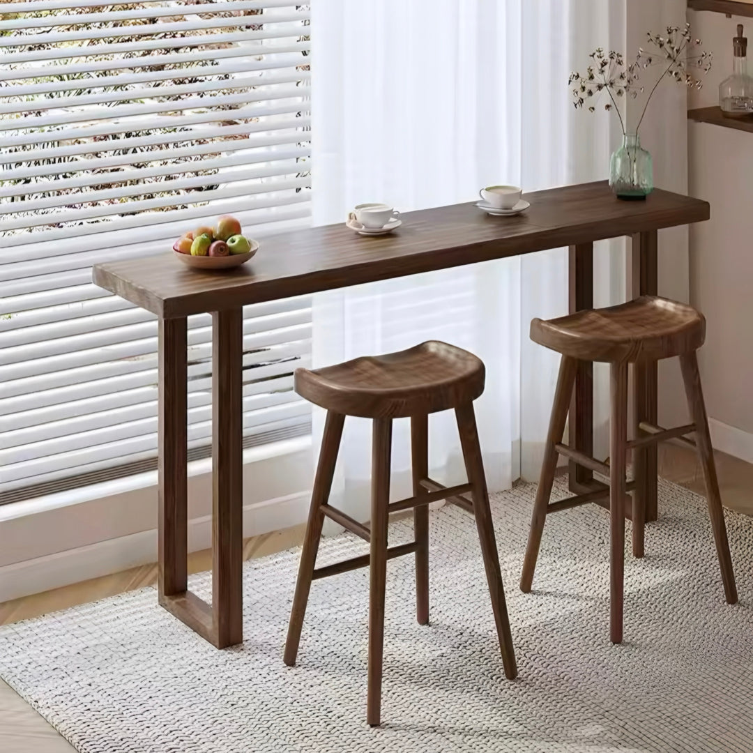 VALTRION Modern Solid Wood Bar Table - Cassa Haus Singapore