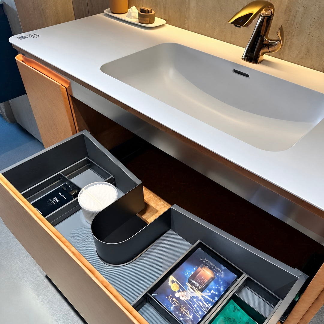 DIANA Modern Mappa Burl Vanity Sink