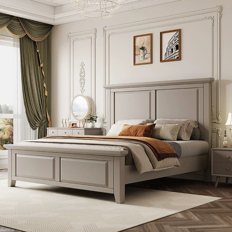 KISALE Vintage Solid Wood Bedframe - Radical Homes Singapore