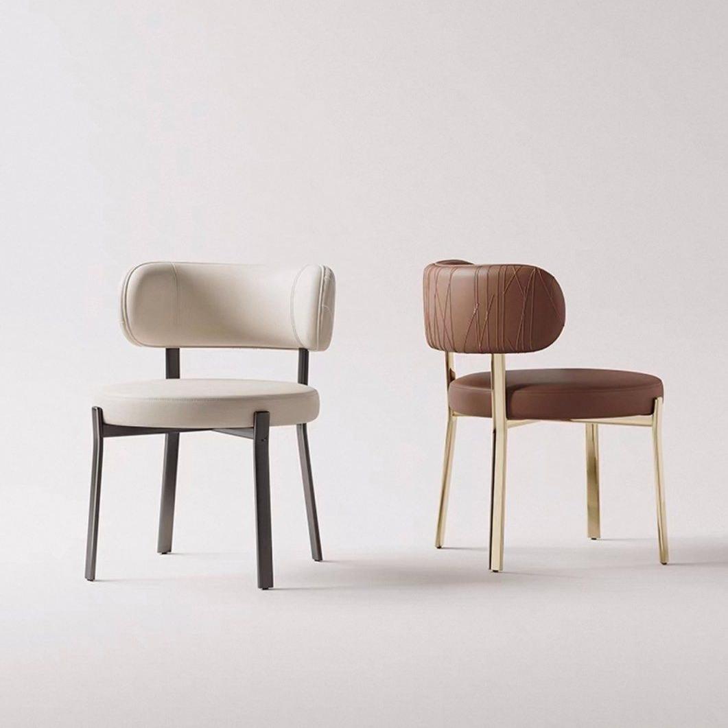 VARENI Modern Leather Dining Chair