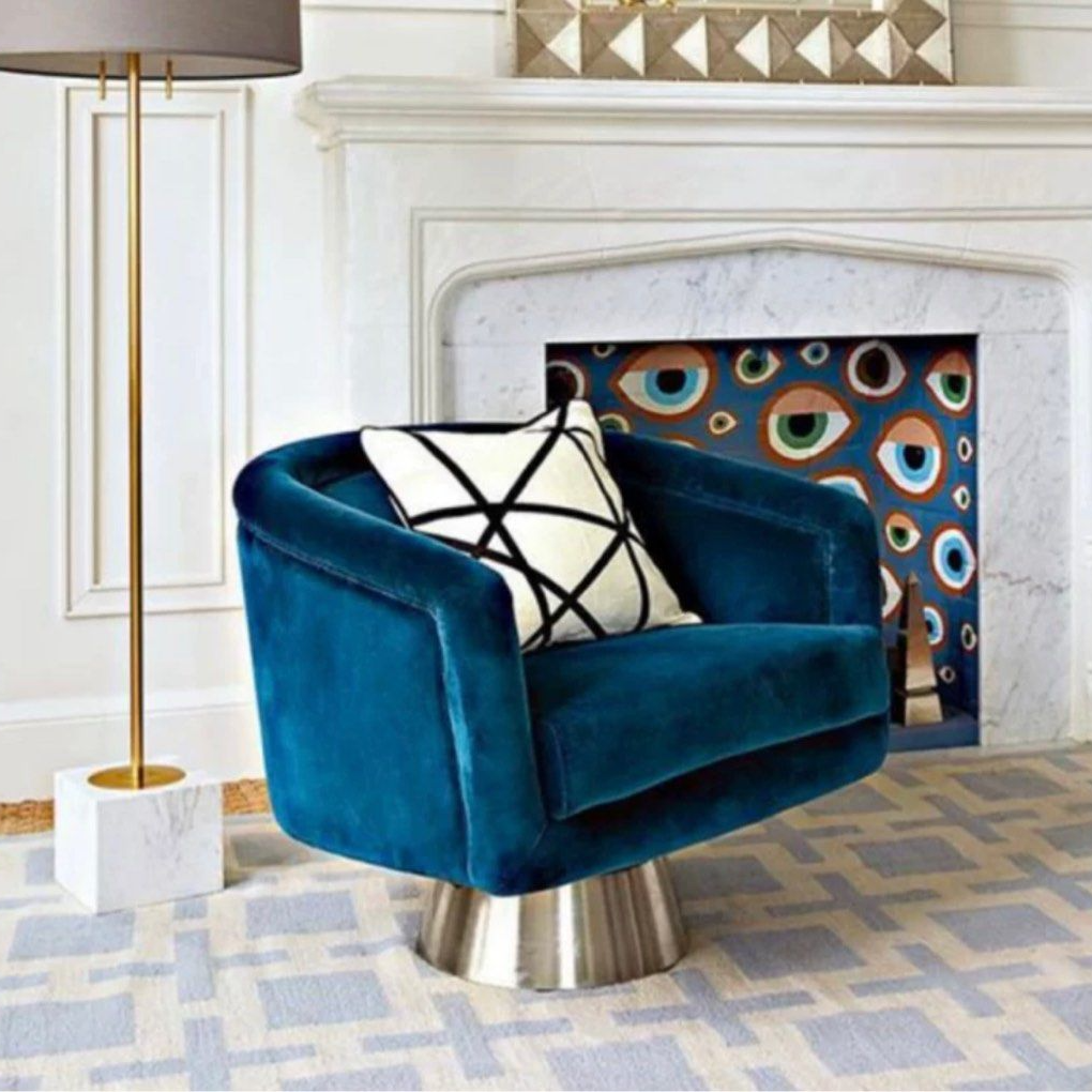 ZACHARY Modern Swivel Lounge Chair - Radical Homes Singapore