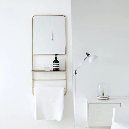 CADDY Modern Wall Mirror Shelf - Cassa Haus Singapore