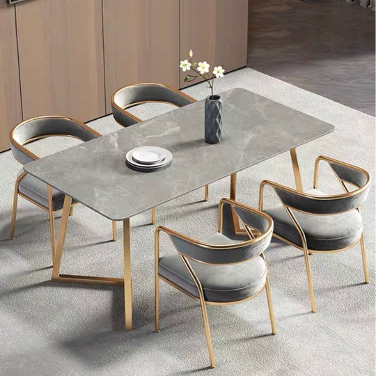 AUREATE Nordic Slate Dining Table - Cassa Haus Singapore