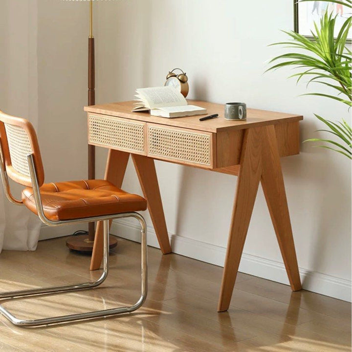BASIL Solid Wood Desk - Radical Homes Singapore