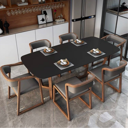 VAREZZI Modern Sintered Stone Dining Table - Cassa Haus Singapore