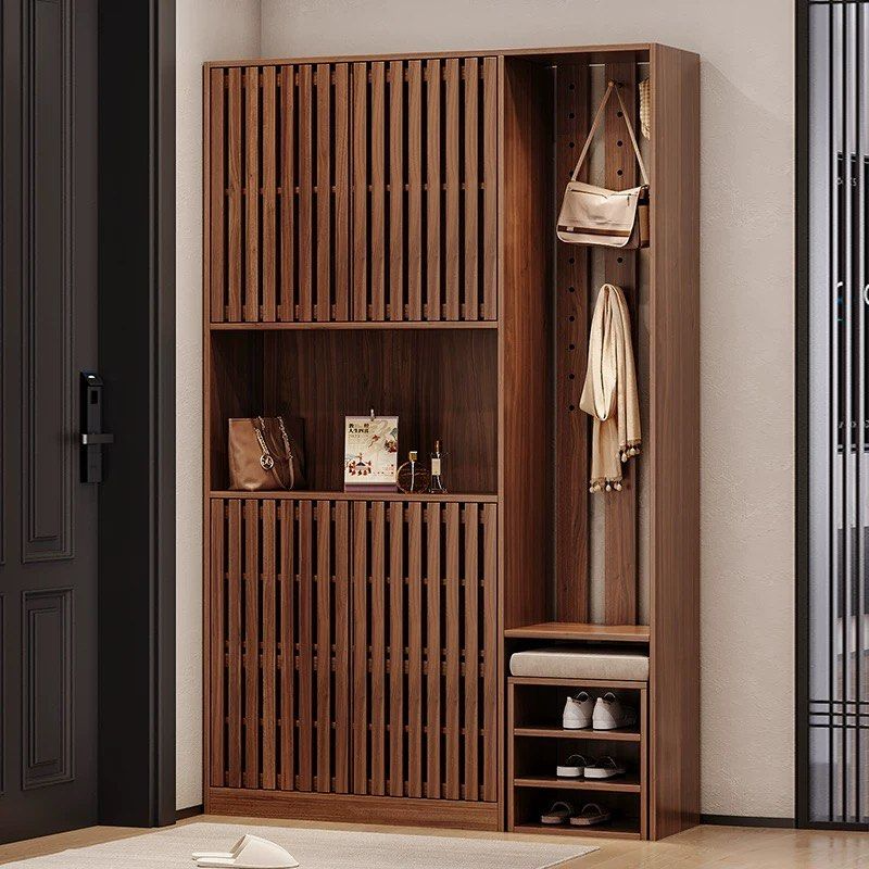 ADIA Modern Solid Wood Storage Shoe Cabinet - Radical Homes Singapore