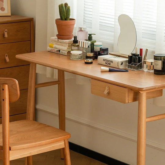 LEONARD Solid Wood Desk - Cassa Haus Singapore