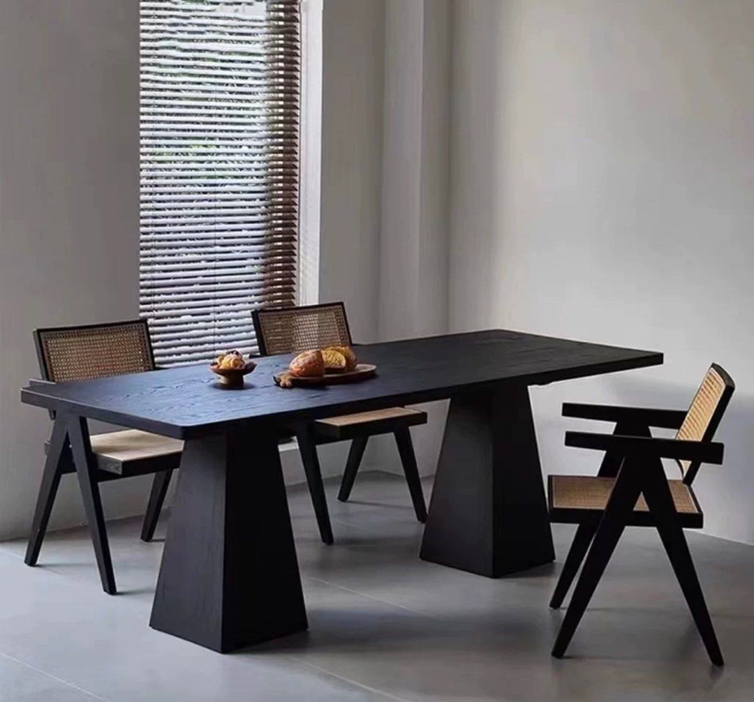 DILLON Solid Wood Dining Table - Radical Homes Singapore