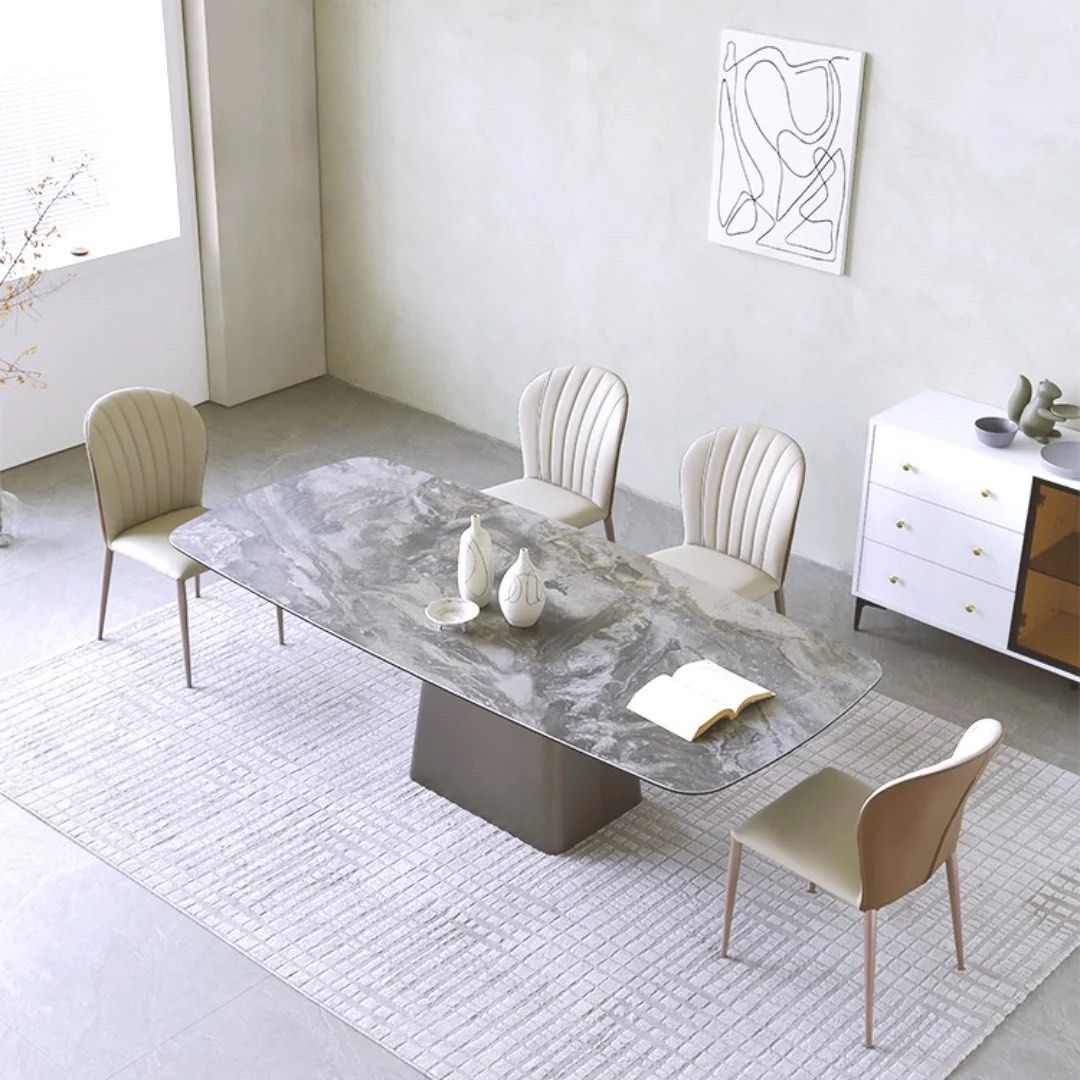 MILES Sintered Stone Dining Table - Radical Homes Singapore