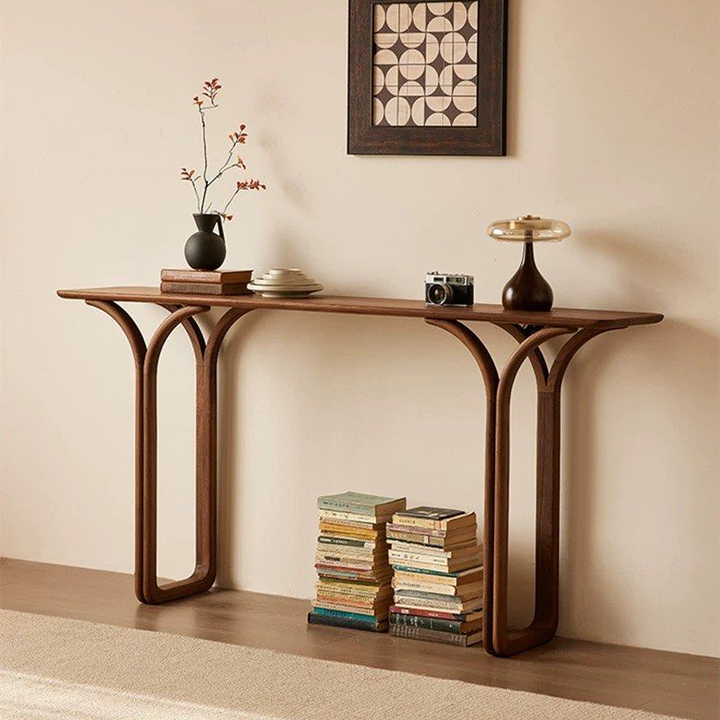 COSTIEL Modern Solid Wood Console Table - Radical Homes Singapore
