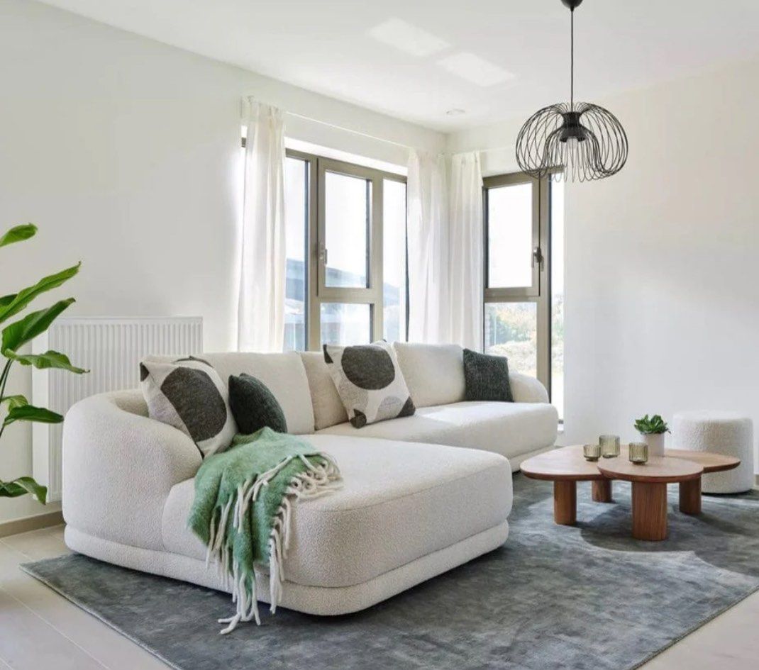DAYN Modern Performance Boucle Sectional Sofa - Radical Homes Singapore