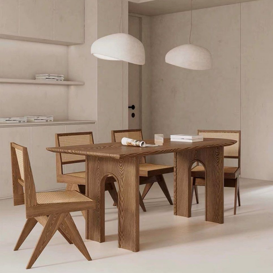 JACKSON Modern Wood Dining Table - Radical Homes Singapore